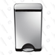 simplehuman 38 Liter / 10 Gallon Stainless Steel Rectangular Kitchen Step Trash Can | $100 | Amazon
